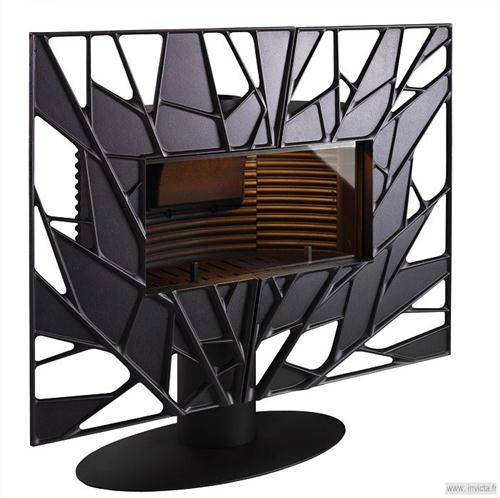 Poêle à bois GAYA FEUILLE de chez INVICTA AIX-EN-PROVENCVE