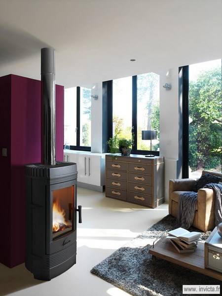 Poêle à bois GOMONT de chez INVICTA TRETS