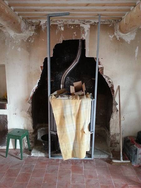 INSTALLATION INSERT DANS CHEMINEE EXISTANTE