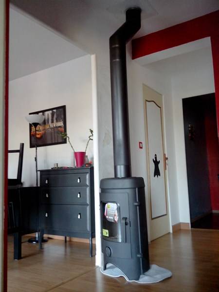 Installation poêle à bois