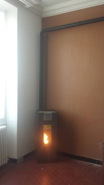 Installation poêle à granulés