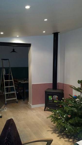 Installation poêle à bois