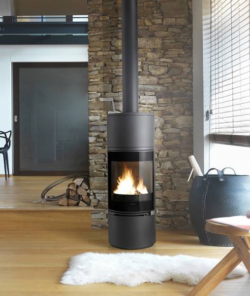 Poêle à bois NEOSEN 3 vitres de chez INVICTA